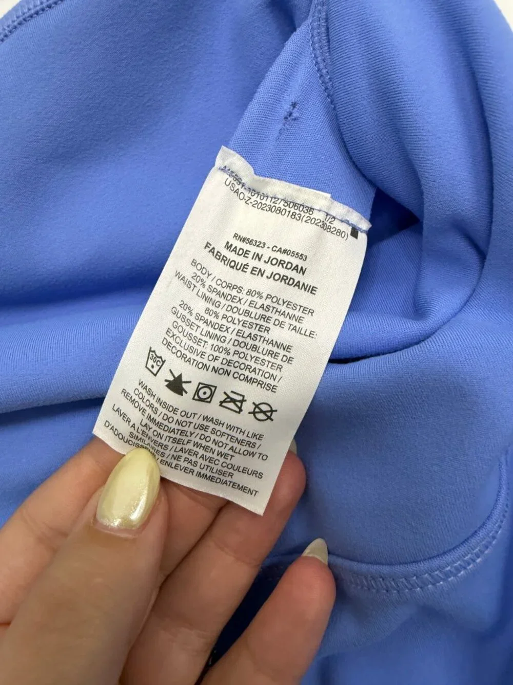 Nike One Dri-FIT 7/8 Pocket Leggings Blue XL